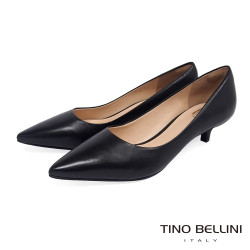 TINO BELLINI 貝里尼 巴西進口 素面尖頭小貓跟 貓跟鞋FSCV003A-1