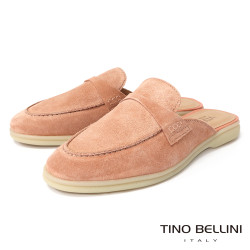 TINO BELLINI 貝里尼 巴西進口 麂皮穆勒鞋FW7V001-7(粉色)