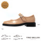 TINO BELLINI 貝里尼 義大利進口 漆亮面 真皮 平底 娃娃鞋 FWBV041-3(米色)