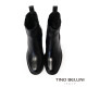TINO BELLINI 貝里尼 歐洲進口 MJUS 都會雅痞 真皮低跟切爾西短靴FWNM012A-1(黑色)