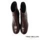TINO BELLINI 貝里尼 柔軟真皮經典中短靴FWNT044-A(酒紅色)