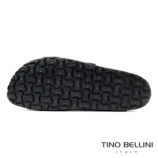 TINO BELLINI 貝里尼 歐洲進口 BIONATURA 腳床舒適鞋 男款 雙飾扣造型 軟木軟底 拖鞋HM0B002A-1