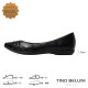 TINO BELLINI 貝里尼 巴西進口 真皮編織尖頭平底鞋FWBT041-1(黑色)