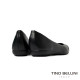 TINO BELLINI 貝里尼 巴西進口 真皮編織尖頭平底鞋FWBT041-1(黑色)